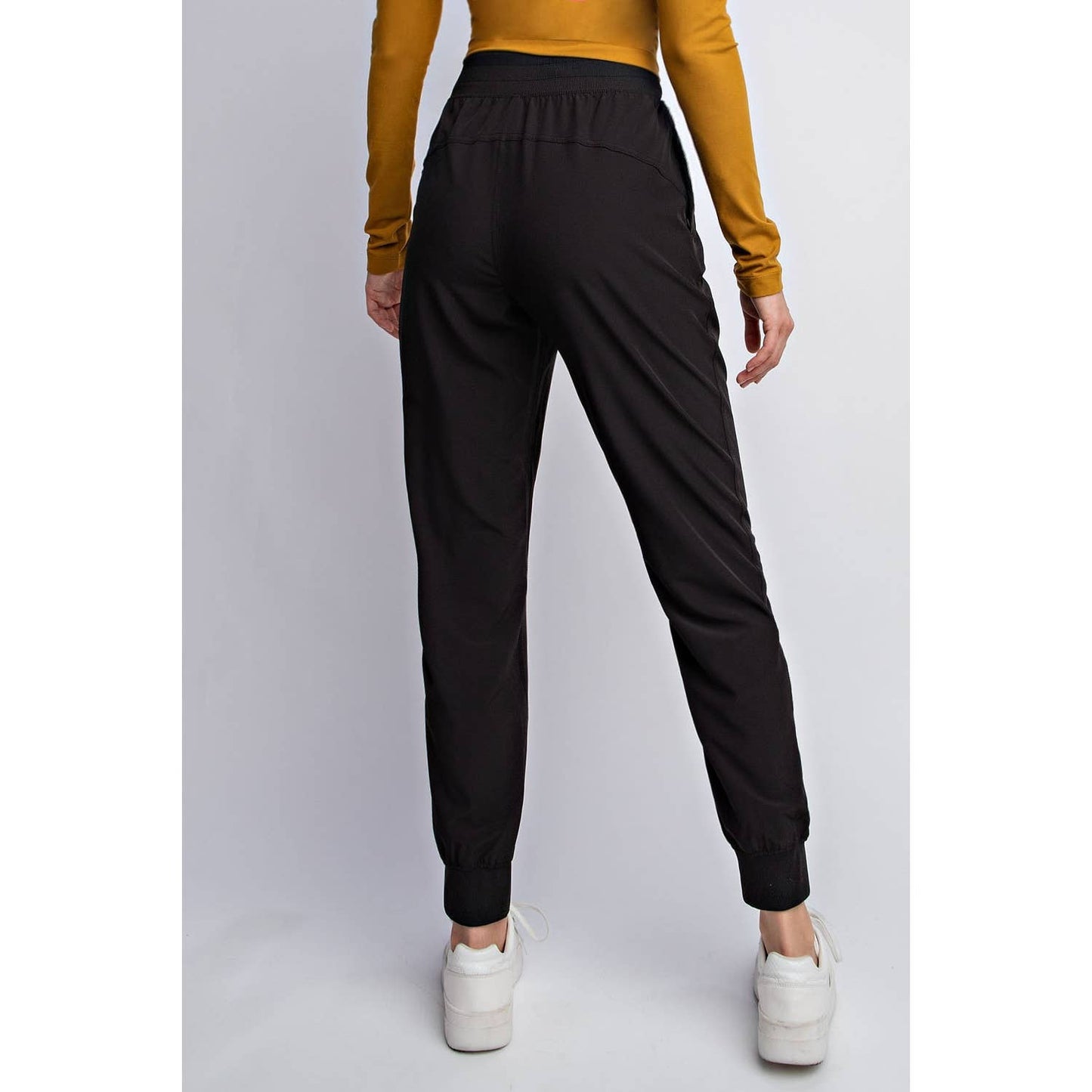 OXFORD ST WOVEN DANCE STUDIO MID RISE JOGGER PANTS