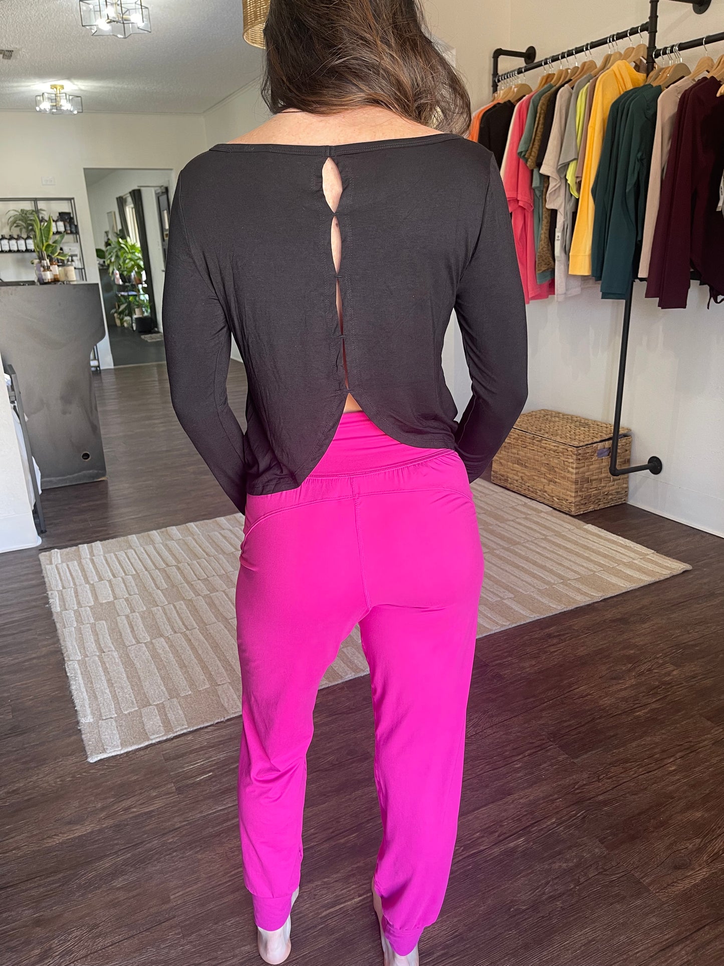 LONG SLEEVE YOGA TOP PERFECT FOR LAYRING