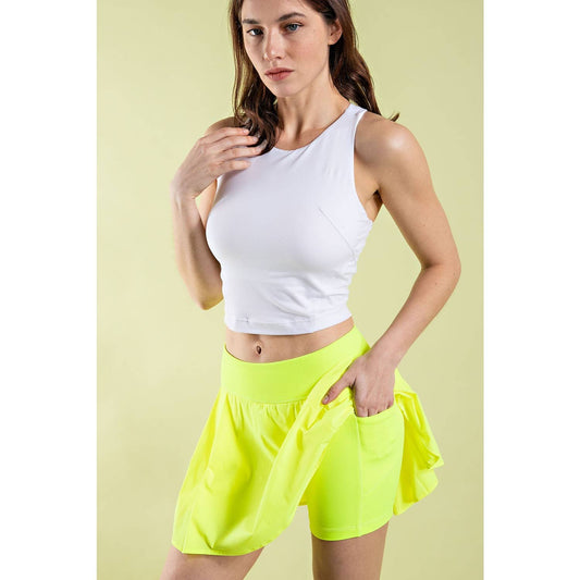 ACTIVE PLEAT TENNIS SKORT