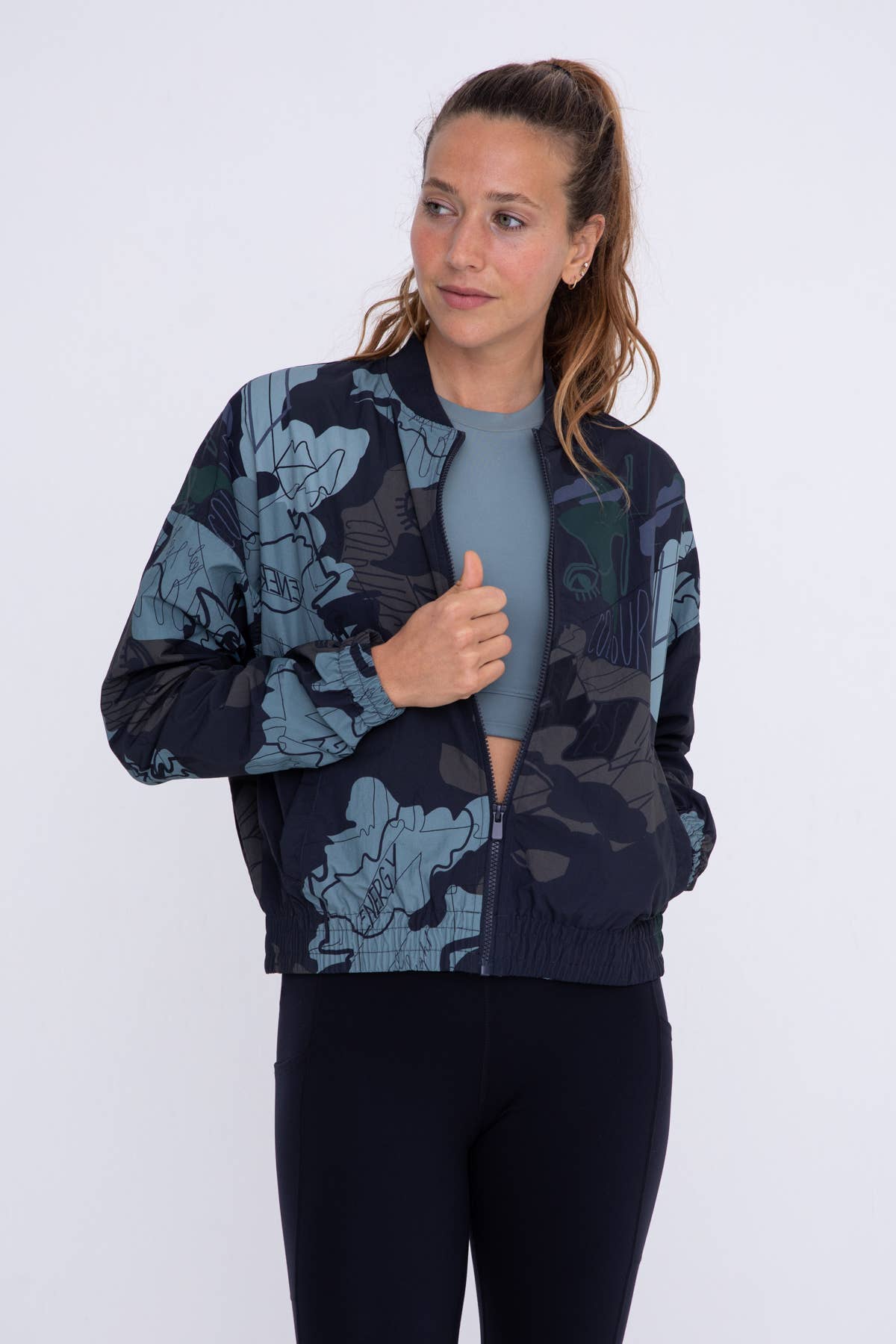 Graffiti Bomber Jacket: PRINT